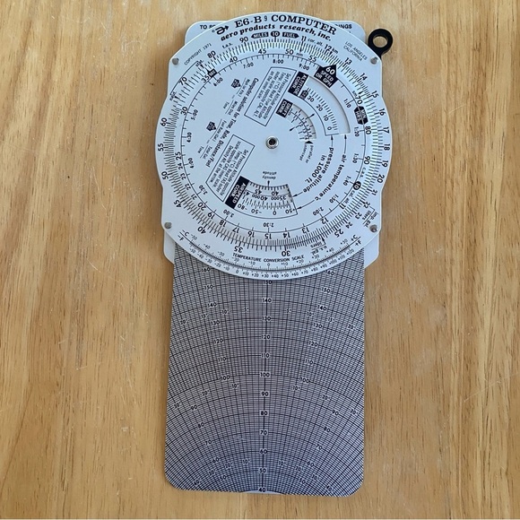 Vintage 1973 APR Aero Products Research Air Learn System Flight E6-b9 Computer - Picture 10 of 12